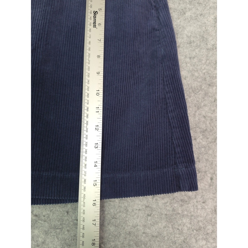 Alex Mill Corduroy Mini Skirt Women 8 Navy Blue Cotton Ribbed Casual Classic - Picture 6 of 6